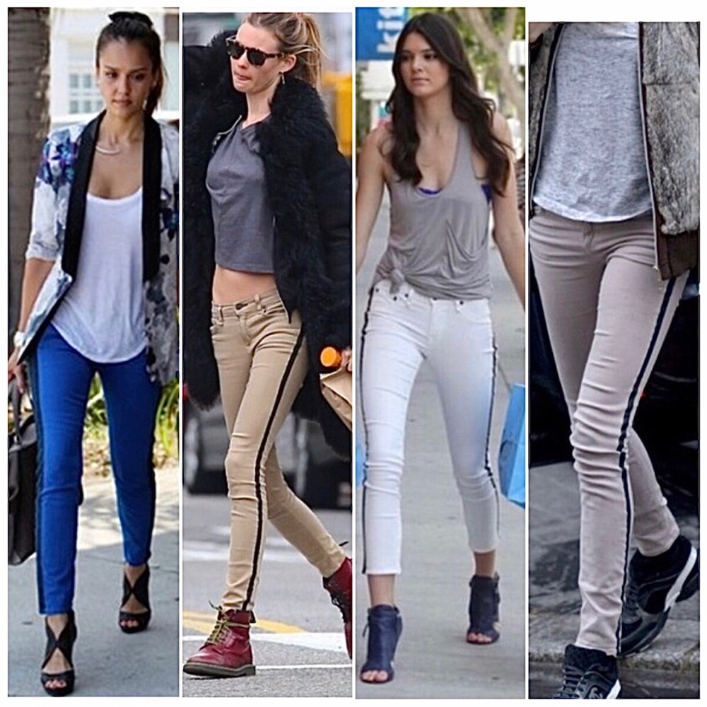 RAG & BONE/INTERMIX Lapis Tuxedo Legging Jeans Eco-Friendly